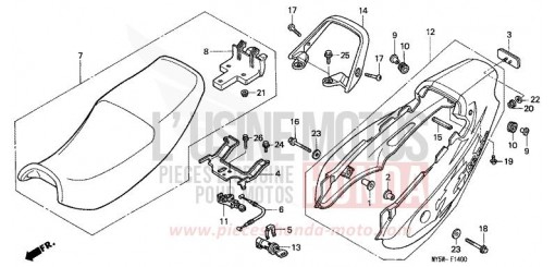 SIEGE CB500V de 1997